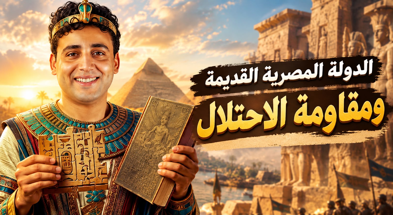 شرح الدرس الثاني الدولة المصرية القديمة ومقاومة الاحتلال تاريخ تانيه بكالوريا 2027